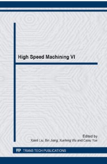 High Speed Machining VI