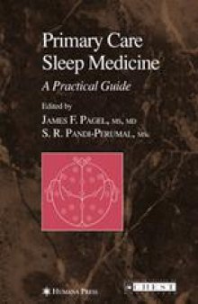 Primary Care Sleep Medicine: A Practical Guide