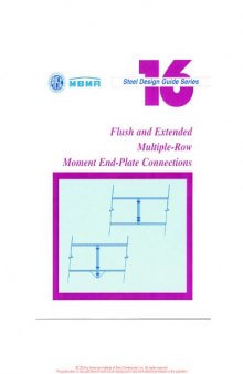 Flush and extended multiple-row moment end-plate connections