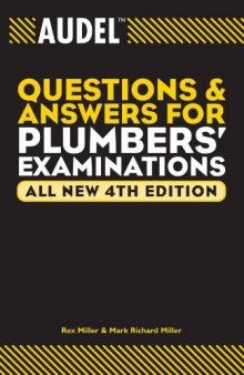 Audel Questions and Answers for Plumbers' Examinations