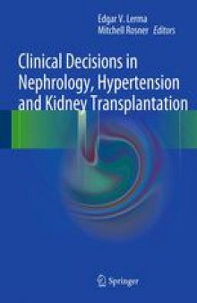 Clinical Decisions in Nephrology, Hypertension and Kidney Transplantation