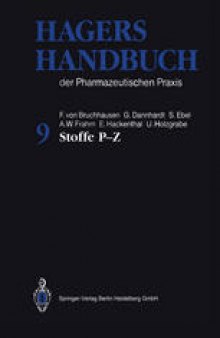 Hagers Handbuch der Pharmazeutischen Praxis