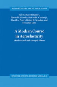 A Modern Course in Aeroelasticity