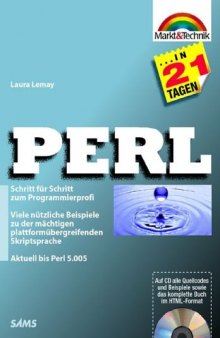 PERL in 21 Tagen . Schritt für Schritt zum Programmierprofi