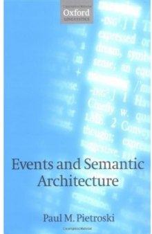 Events and Semantic Architecture