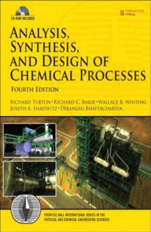 Analysis, Synthesis and Design of Chemical Processes