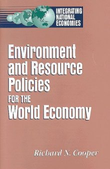 Environment and resource policies for the world economy