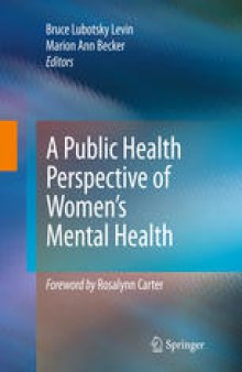 A Public Health Perspective of Women's Mental Health