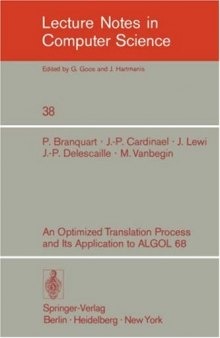 An Optimized Translation Process and Its Application to ALGOL 68