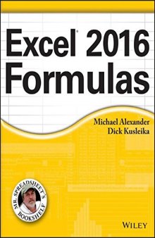 Excel 2016 formulas