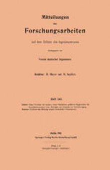 Ueber Versuche mit großen, durch Blattfedern geführten Ringventilen für Kanalisationspumpen nebst Beiträgen zur Dynamik der Ventilbewegung. Verfahren zur Messung schnell wechselnder Temperaturen