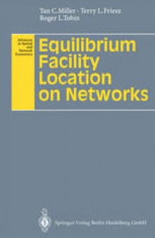 Equilibrium Facility Location on Networks