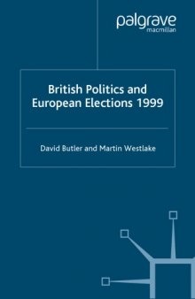 British Politics and European Elections, 1999