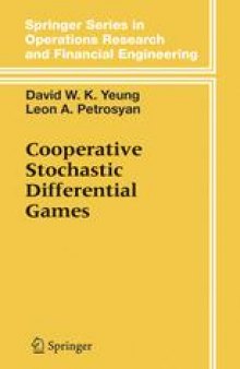 Cooperative Stochastic Differential Games