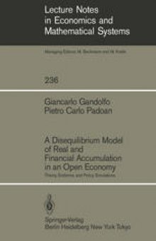 A Disequilibnum Model of Real and Financial Accumulation in an Open Economy: Theory, Evidence, and Policy Simulations