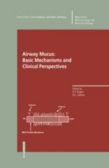 Airway Mucus: Basic Mechanisms and Clinical Perspectives