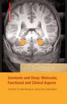 Serotonin and Sleep: Molecular, Functional and Clinical Aspects