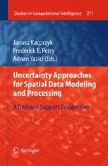 Uncertainty Approaches for Spatial Data Modeling and Processing: A Decision Support Perspective