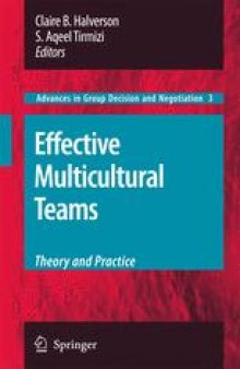 Effective Multicultural Teams: Theory and Practice