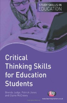 Critical Thinking Skills for Education Students