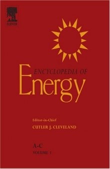 Encyclopedia of Energy (Encyclopedia of Energy Series)