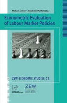 Econometric Evaluation of Labour Market Policies