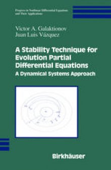 A Stability Technique for Evolution Partial Differential Equations: A Dynamical Systems Approach