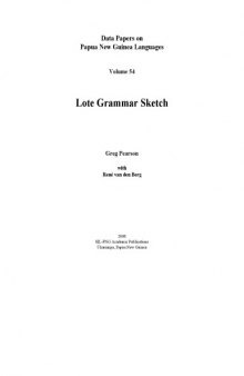 Lote grammar sketch