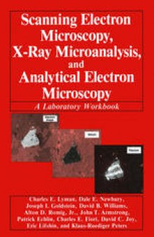 Scanning Electron Microscopy, X-Ray Microanalysis, and Analytical Electron Microscopy: A Laboratory Workbook