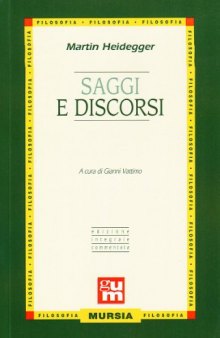 Saggi e discorsi