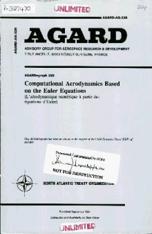 Computational aerodynamics based on the Euler equations: = L'aérodynamique numérique à partir des équations d'Euler