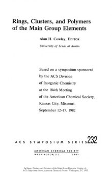 Rings, Clusters, and Polymers of the Main Group Elements