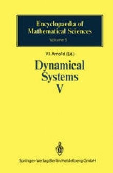 Dynamical Systems V: Bifurcation Theory and Catastrophe Theory