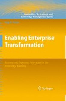 Enabling Enterprise Transformation: Business and Grassroots Innovation for the Knowledge Economy