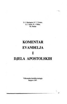 Komentar evandelja i Djela apostolskih