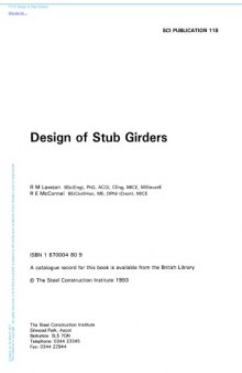 Design of stub girders