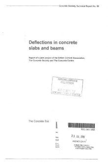 Deflections in Concrete Slabs and Beams (Technical Report)