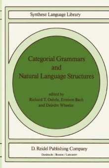 Categorial Grammars and Natural Language Structures