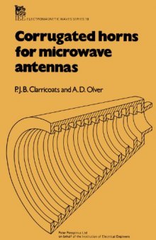 Corrugated horns for microwave antennas