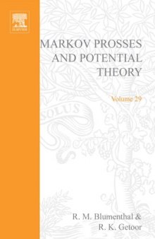 Markov Processes and Potential Theory