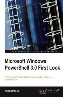 Microsoft Windows PowerShell 3.0 First Look