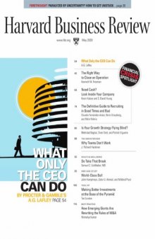 Harvard Business Review - May 2009 