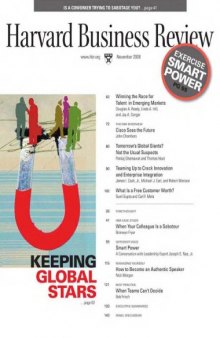 Harvard Business Review - November 2008 