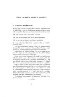 Linear Methods in Discrete Mathematics [Lecture notes]
