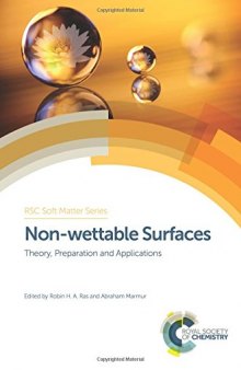 Non-wettable surfaces: theory, preparation and applications