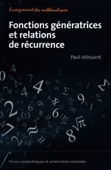 Fonctions generatrices et relations de recurrence