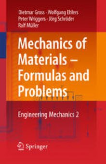 Mechanics of Materials – Formulas and Problems: Engineering Mechanics 2