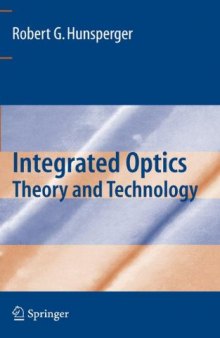 Integrated Optics: Theory and Technology