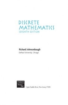 Discrete Mathematics 7th ed.