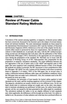 Rating of Electric Power Cables in Unfavorable Thermal Environment - George J Anders